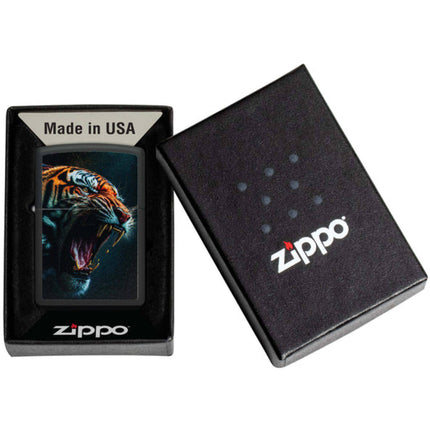 Zippo Lighter: Tiger Roar Design | 46241