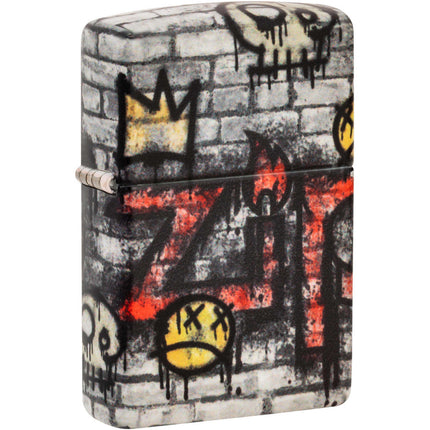 Zippo Lighter: Street Art Graffiti King Design 540 Color | 46282