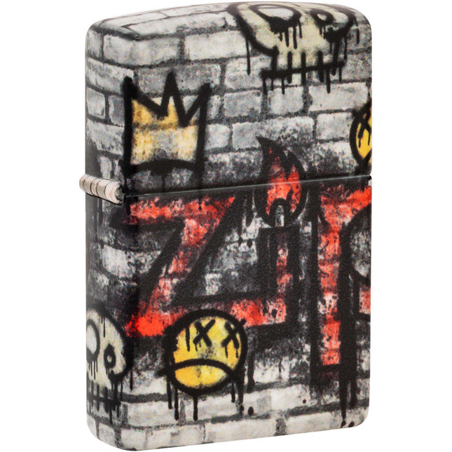 Zippo Lighter: Street Art Graffiti King Design 540 Color | 46282