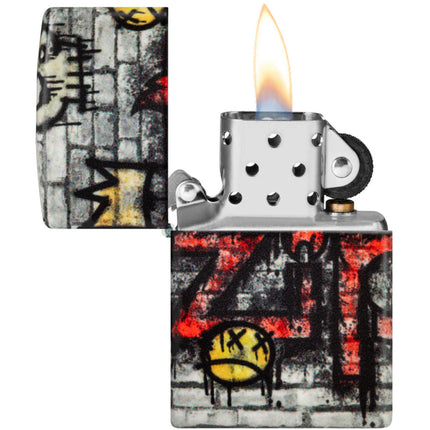 Zippo Lighter: Street Art Graffiti King Design 540 Color | 46282