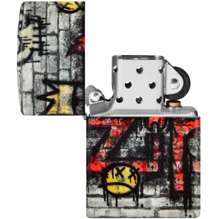 Zippo Lighter: Street Art Graffiti King Design 540 Color | 46282