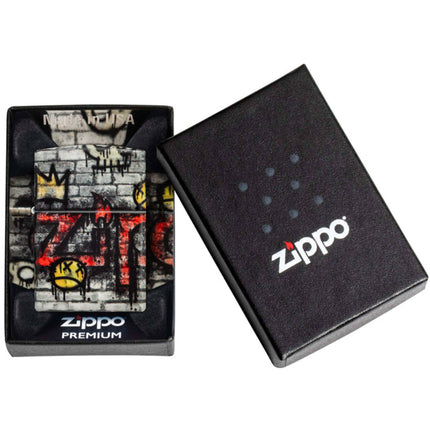 Zippo Lighter: Street Art Graffiti King Design 540 Color | 46282