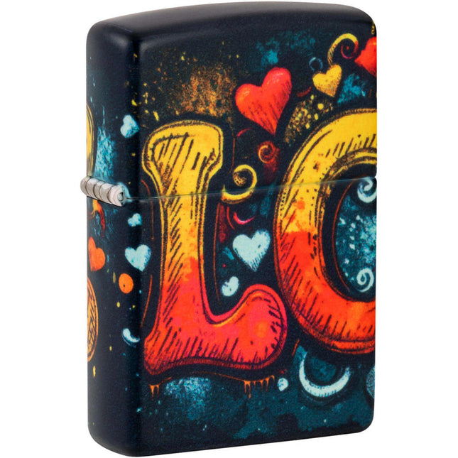 Zippo Lighter: Love Design 540 Color | 46283