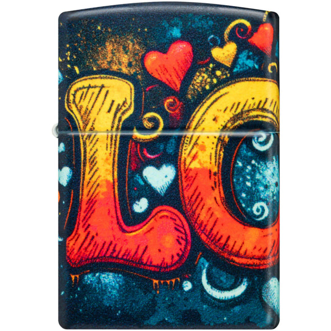 Zippo Lighter: Love Design 540 Color | 46283
