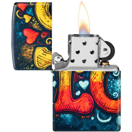 Zippo Lighter: Love Design 540 Color | 46283
