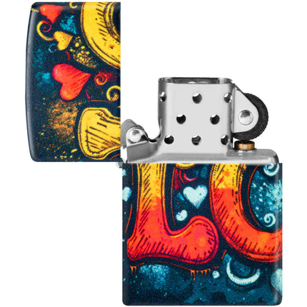 Zippo Lighter: Love Design 540 Color | 46283