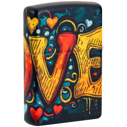 Zippo Lighter: Love Design 540 Color | 46283