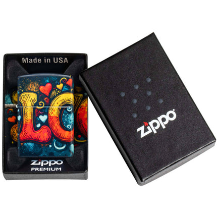 Zippo Lighter: Love Design 540 Color | 46283