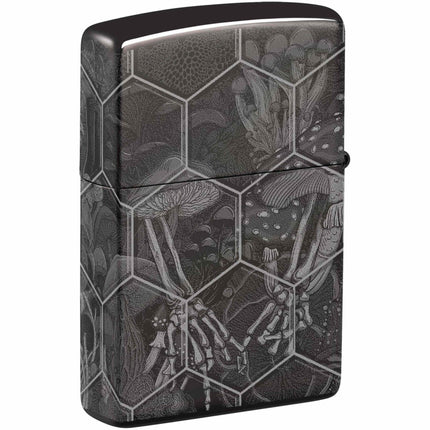 Zippo Lighter: Trippy Skull Design 360 | 46425
