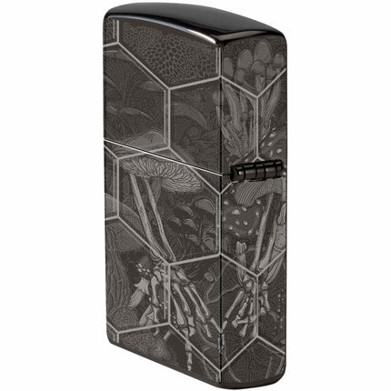 Zippo Lighter: Trippy Skull Design 360 | 46425