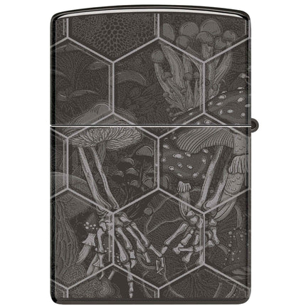 Zippo Lighter: Trippy Skull Design 360 | 46425