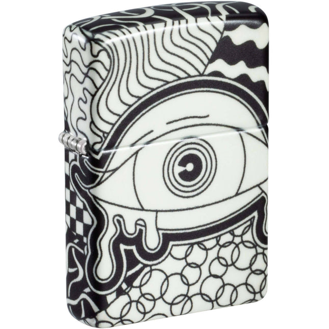 Zippo Lighter: Eye Vision Test Design Glow-in-the-Dark 540 Color | 46428