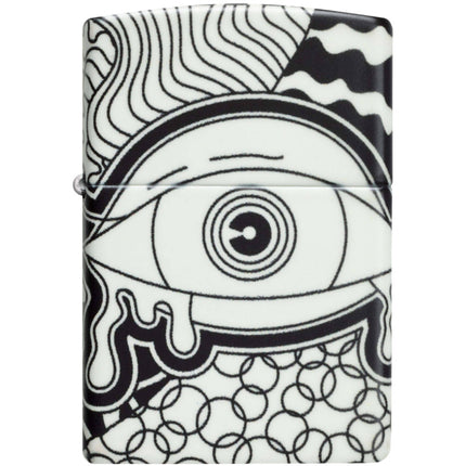 Zippo Lighter: Eye Vision Test Design Glow-in-the-Dark 540 Color | 46428