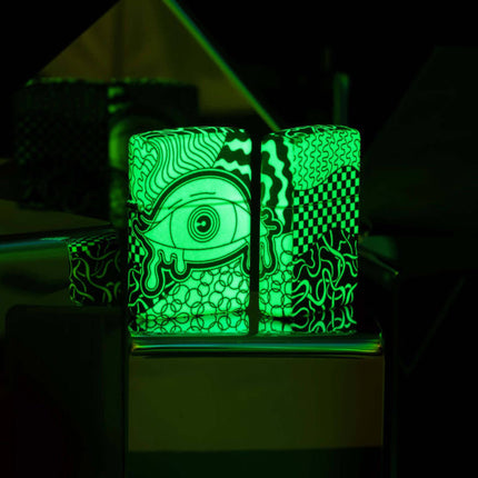 Zippo Lighter: Eye Vision Test Design Glow-in-the-Dark 540 Color | 46428