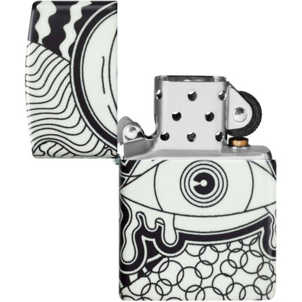 Zippo Lighter: Eye Vision Test Design Glow-in-the-Dark 540 Color | 46428