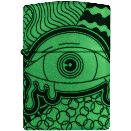 Zippo Lighter: Eye Vision Test Design Glow-in-the-Dark 540 Color | 46428