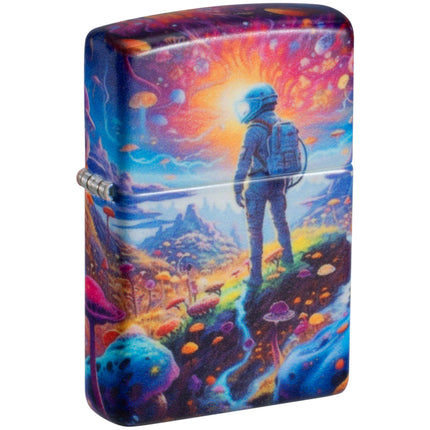 Zippo Lighter: Mushroom Forest in Space Design 540 Color | 46433
