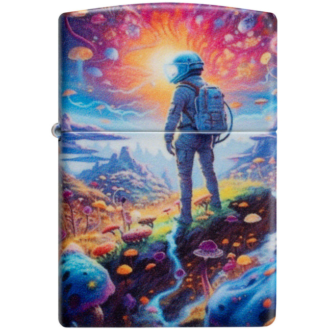 Zippo Lighter: Mushroom Forest in Space Design 540 Color | 46433