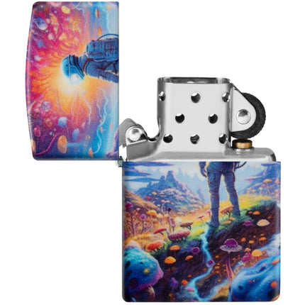 Zippo Lighter: Mushroom Forest in Space Design 540 Color | 46433