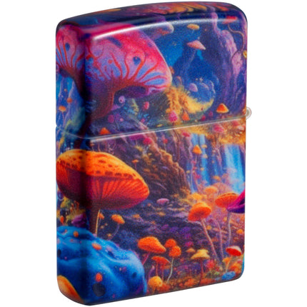 Zippo Lighter: Mushroom Forest in Space Design 540 Color | 46433