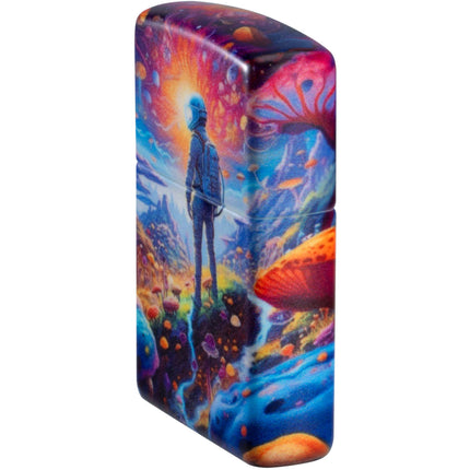 Zippo Lighter: Mushroom Forest in Space Design 540 Color | 46433