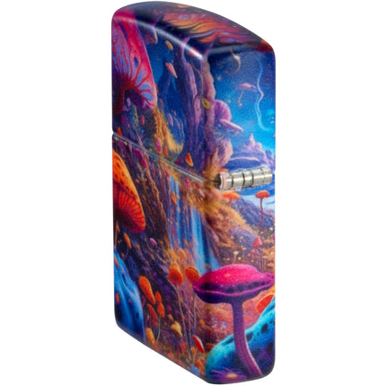 Zippo Lighter: Mushroom Forest in Space Design 540 Color | 46433