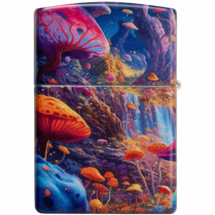 Zippo Lighter: Mushroom Forest in Space Design 540 Color | 46433