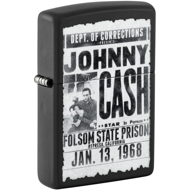 Zippo Lighter: Johnny Cash Folsom State Design | 46490