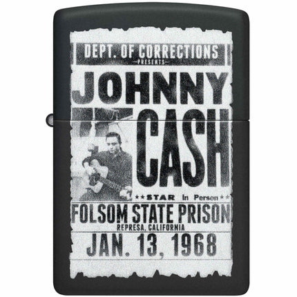 Zippo Lighter: Johnny Cash Folsom State Design | 46490