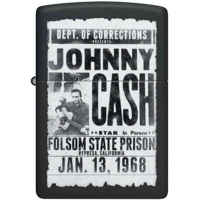 Zippo Lighter: Johnny Cash Folsom State Design | 46490