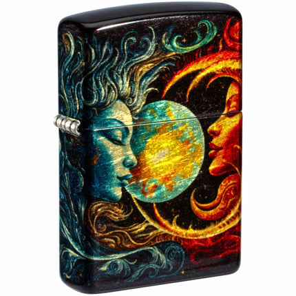 Zippo Lighter: Sun and Moon Design 540 Fusion | 46563