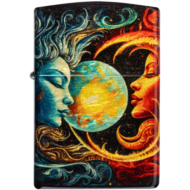 Zippo Lighter: Sun and Moon Design 540 Fusion | 46563