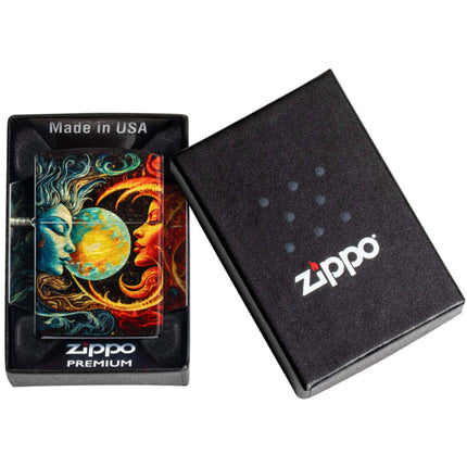 Zippo Lighter: Sun and Moon Design 540 Fusion | 46563