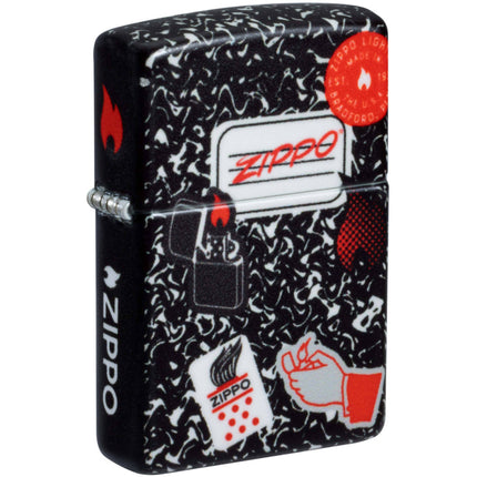 Zippo Lighter: Composition Notebook Design 540 Fusion | 46707