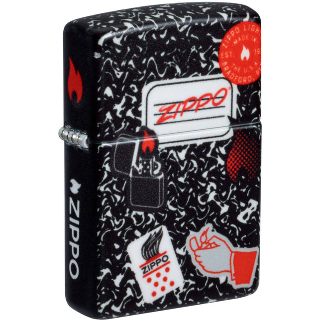 Zippo Lighter: Composition Notebook Design 540 Fusion | 46707