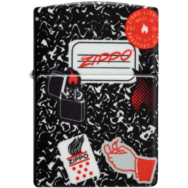 Zippo Lighter: Composition Notebook Design 540 Fusion | 46707