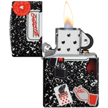Zippo Lighter: Composition Notebook Design 540 Fusion | 46707