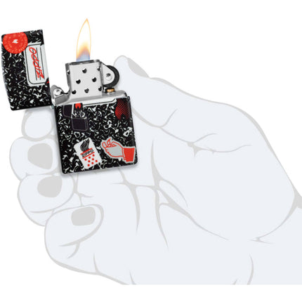 Zippo Lighter: Composition Notebook Design 540 Fusion | 46707