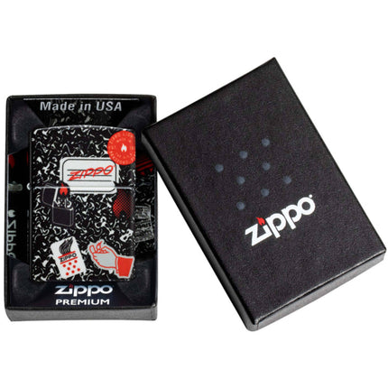 Zippo Lighter: Composition Notebook Design 540 Fusion | 46707