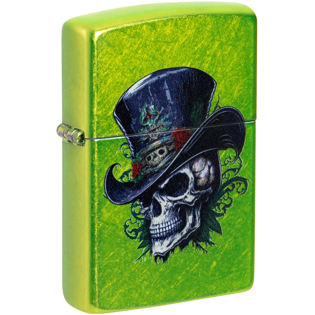 Zippo Lighter: Steampunk Skeleton Design Lurid | 46709