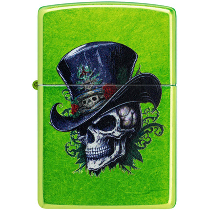 Zippo Lighter: Steampunk Skeleton Design Lurid | 46709