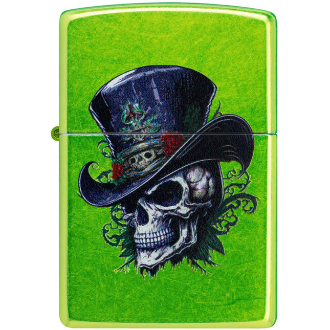 Zippo Lighter: Steampunk Skeleton Design Lurid | 46709