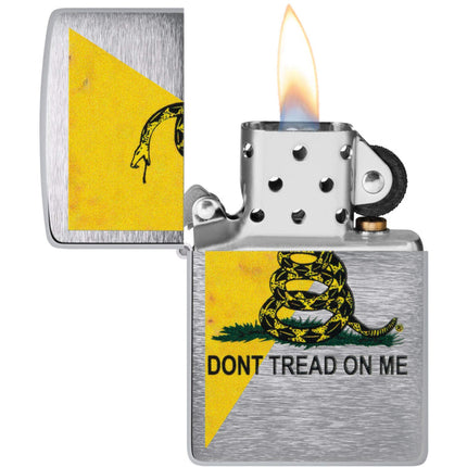 Zippo Lighter: Dont Tread On Me Design | 48118