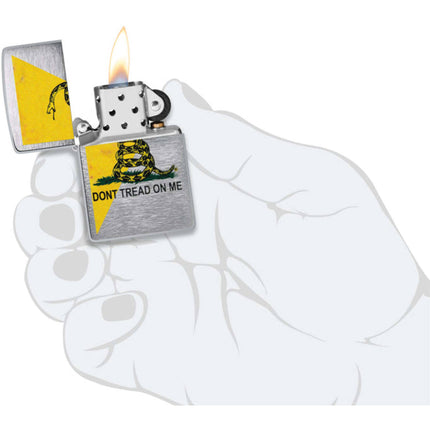 Zippo Lighter: Dont Tread On Me Design | 48118