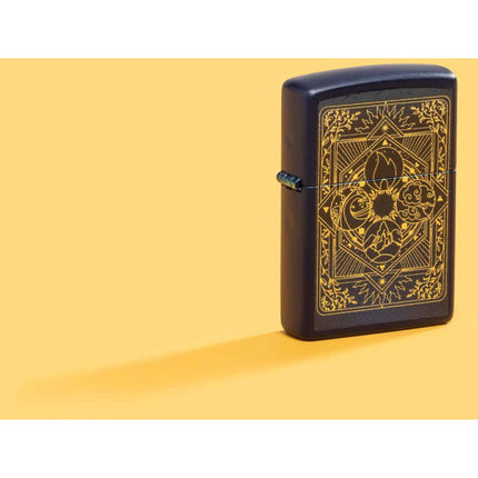 Zippo Lighter: Elements Design Navy Matte | 48958