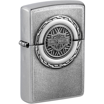 Zippo Lighter: Harley-Davidson® Design Street Chrome | 49175