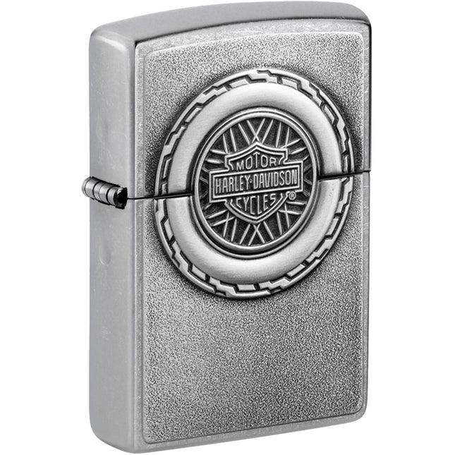 Zippo Lighter: Harley-Davidson® Design Street Chrome | 49175