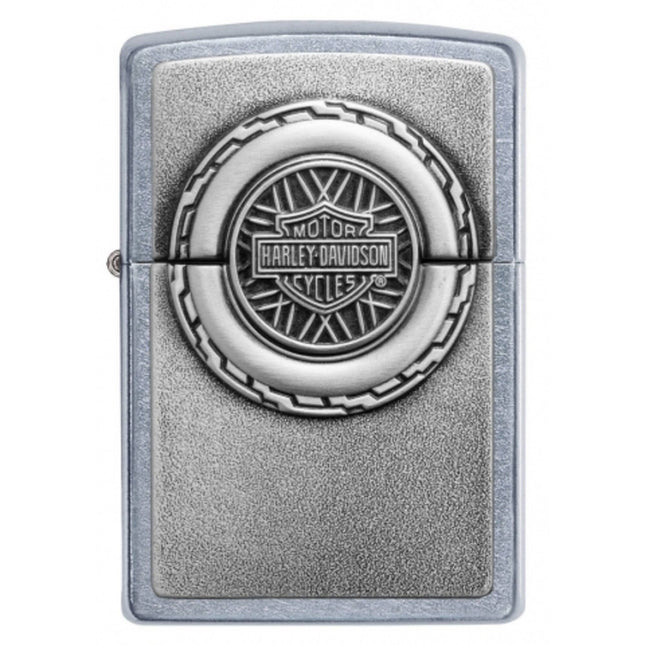 Zippo Lighter: Harley-Davidson® Design Street Chrome | 49175
