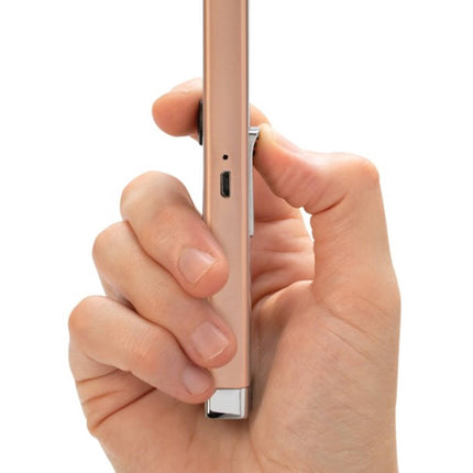 Zippo Lighter: Rose Gold Finish Metal Windproof Arc Rechargeable Candle | 121573
