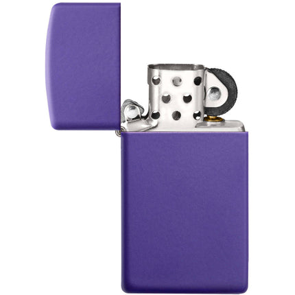 Zippo Lighter: Slim Purple Matte | 1637